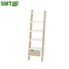 bookcase shelf wood with 1 drawer hot sale with cheap price